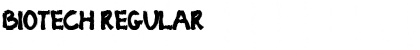 Download BIOTECH Regular Font Title Preview