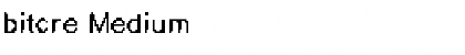 Download bitcre Medium Font Title Preview