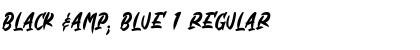 Download Black & Blue 1 Regular Font Title Preview