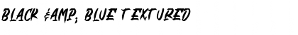 Download Black & Blue Textured Font Title Preview