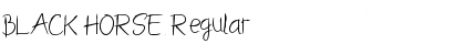 Download BLACK HORSE Regular Font Title Preview