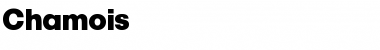 Download Chamois Regular Font Title Preview