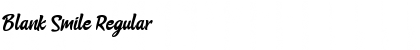 Download Blank Smile Regular Font Title Preview
