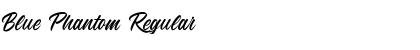 Download Blue Phantom Regular Font Title Preview