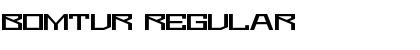 Download Bomtur Regular Font Title Preview