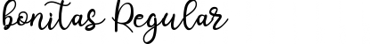 Download bonitas Regular Font Title Preview