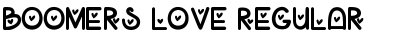 Download Boomers Love Regular Font Title Preview