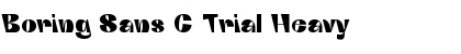 Download Boring Sans C Trial Heavy Font Title Preview
