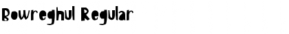 Download Bowreghul Regular Font Title Preview