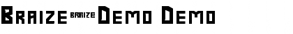 Download Braize-Demo Demo Font Title Preview