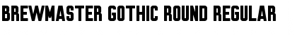 Download Brewmaster Gothic Round Regular Font Title Preview