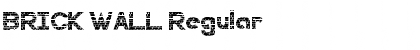 Download BRICK WALL Regular Font Title Preview