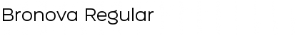 Download Bronova Regular Font Title Preview
