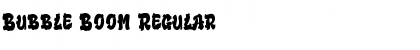 Download Bubble Boom Regular Font Title Preview