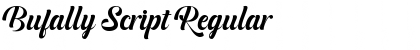 Download Bufally Script Regular Font Title Preview