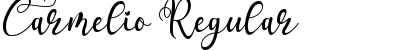 Download Carmelio Regular Font Title Preview