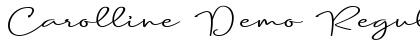 Download Carolline Demo Regular Font Title Preview