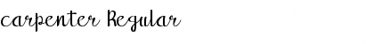 Download carpenter Regular Font Title Preview
