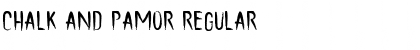 Download Chalk and Pamor Regular Font Title Preview