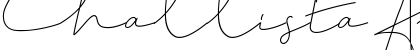 Download Challista Alternative Font Title Preview