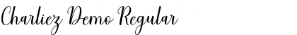 Download Charliez Demo Regular Font Title Preview