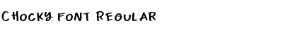 Download Chocky Font Regular Font Title Preview