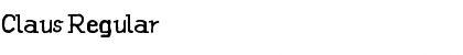 Download Claus Regular Font Title Preview Download Claus Regular Font Title Preview