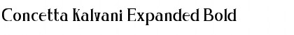 Download Concetta Kalvani Expanded Bold Font Title Preview