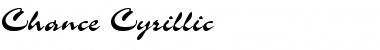 Download Chance Cyrillic Font Title Preview
