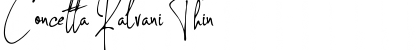 Download Concetta Kalvani Thin Font Title Preview