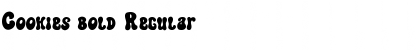Download Cookies bold Regular Font Title Preview