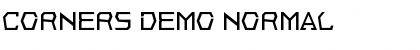 Download Corners Demo Normal Font Title Preview