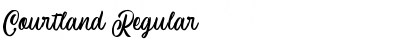 Download Courtland Regular Font Title Preview