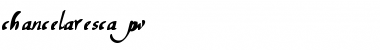 Download chancelaresca chancelaresca pw Font Title Preview