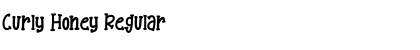 Download Curly Honey Regular Font Title Preview