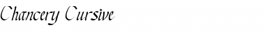 Download Chancery Cursive - DGL Italic Font Title Preview