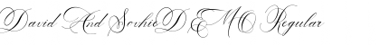 Download David And SovhieDEMO Regular Font Title Preview