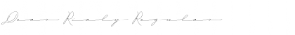 Download Dear Rialy Regular Font Title Preview