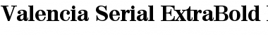 Download Valencia-Serial-ExtraBold Regular Font