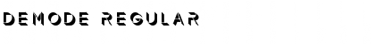 Download Demode Regular Font Title Preview