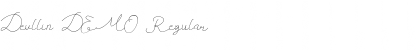 Download Devllin DEMO Regular Font Title Preview