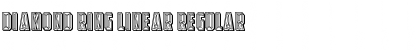 Download Diamond Ring Linear Regular Font Title Preview