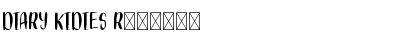 Download DIARY KIDIES Regular Font Title Preview