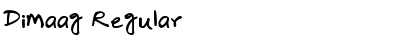 Download Dimaag Regular Font Title Preview