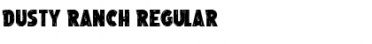 Download Dusty Ranch Regular Font Title Preview
