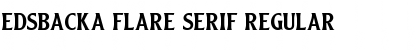 Download Edsbacka Flare Serif Regular Font