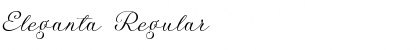 Download Eleganta Regular Font Title Preview