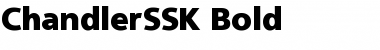 Download ChandlerSSK Bold Font Title Preview