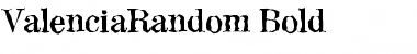 Download ValenciaRandom Bold Font