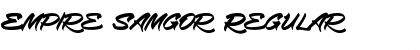 Download Empire Samgor Regular Font Title Preview